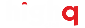 high q logo final white